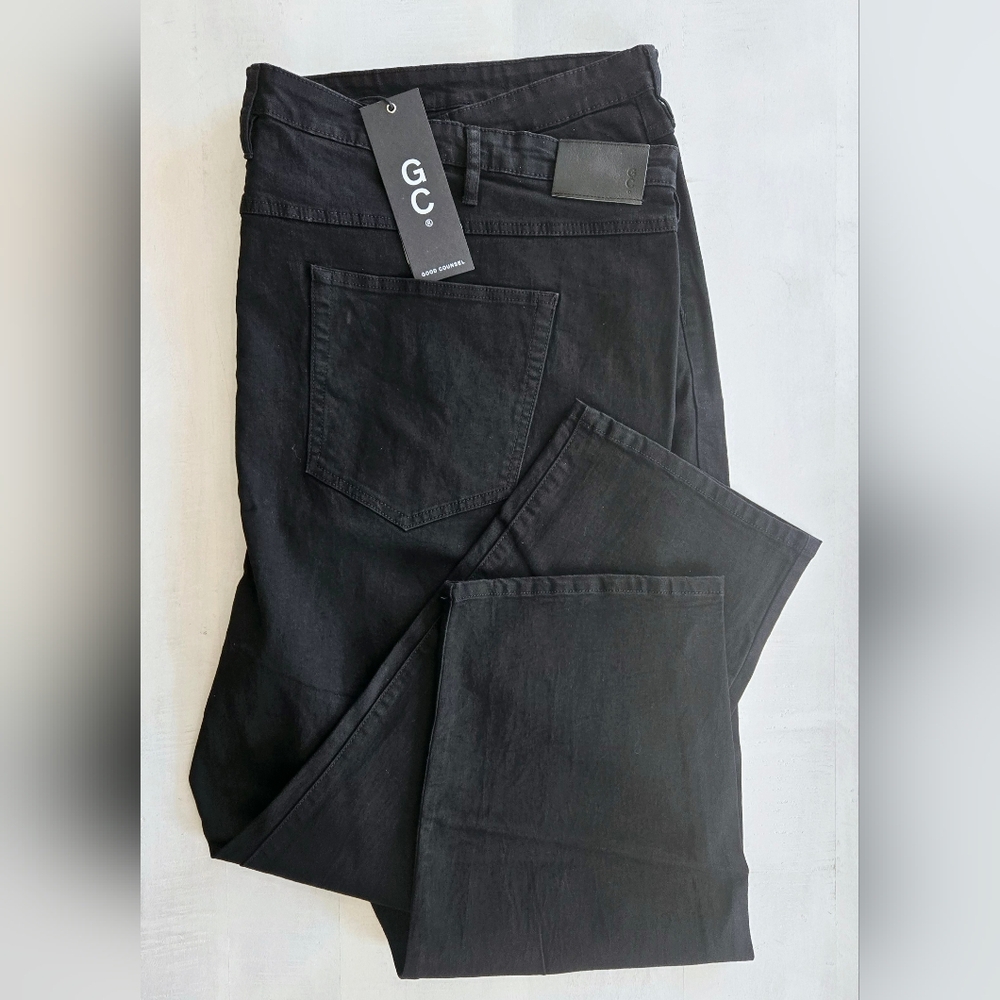 Good Counsel Stretch Denim Jeans, 60 Waist, 5XL, 6XL, NWT